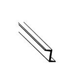 Styrene Zee Bar 3/32"/2.4mm 9-Pieces