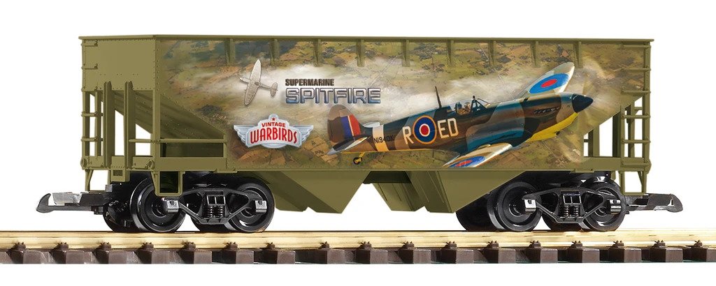 Vintage Warbirds Spitfire Offset-Side Hopper Car