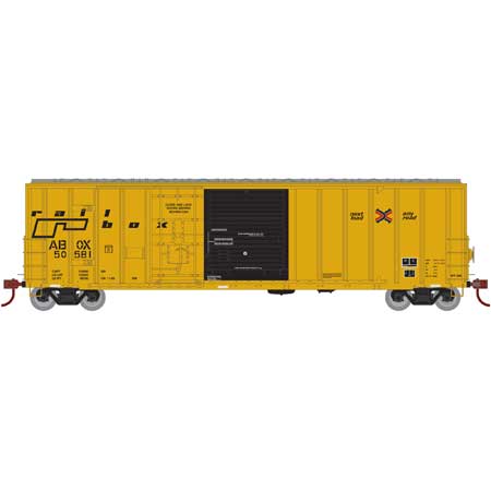 Railbox (Late) 50' FMC Exterior Post Combination Door Box Car #50581