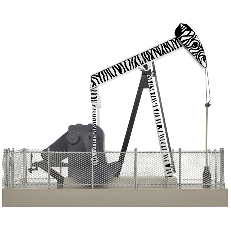 operating oil pump - zebra stripes