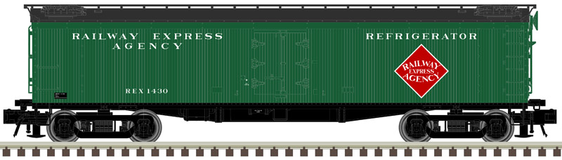 Railway Express Agency GACC 53'6" wood express reefer #319