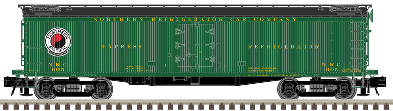 Northern Refrigerator Car Company GACC 53'6" wood express reefer #605