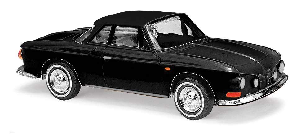1961 Black Karmann Ghia 1600 Coupe