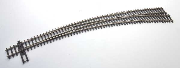 Code 83 Curved 24" & 28" Radius Right Hand Turnout