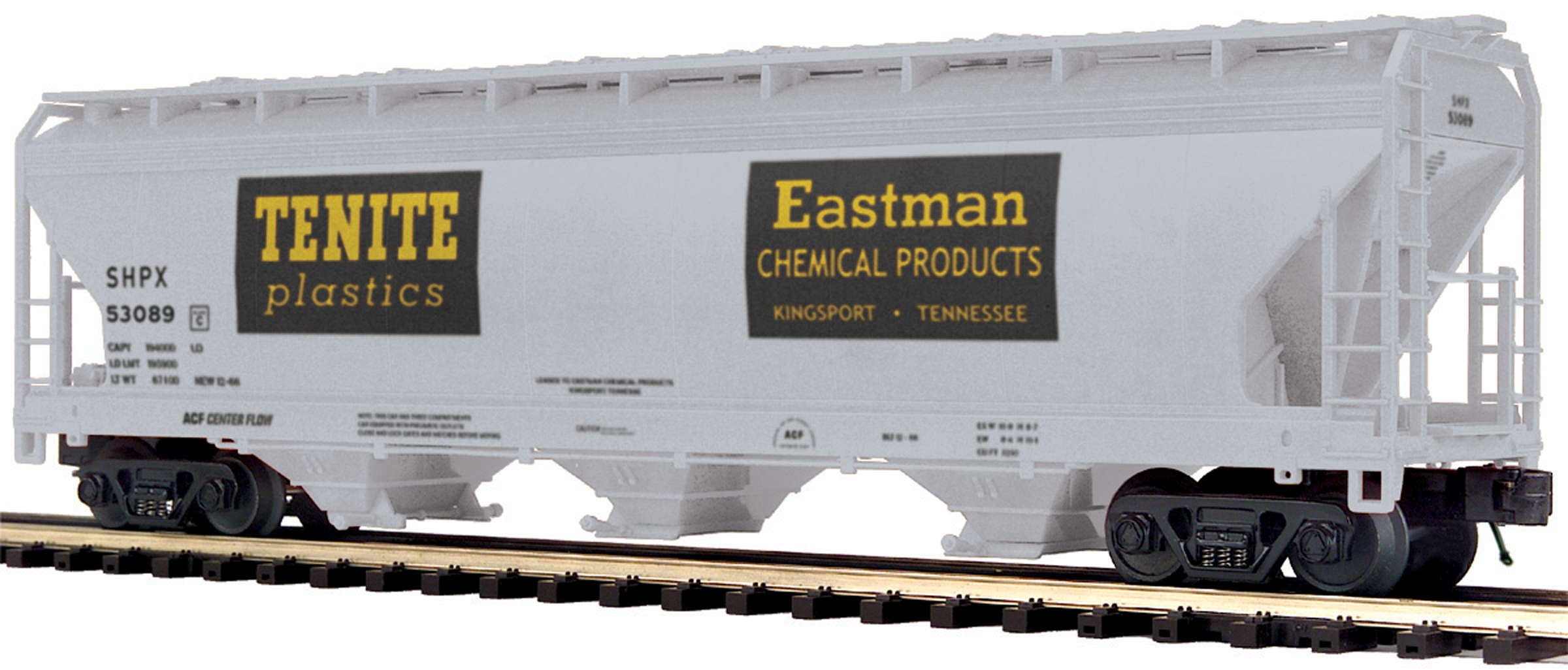 Tenite Plastics, Eastman Chemical 3-bay centerflow hopper