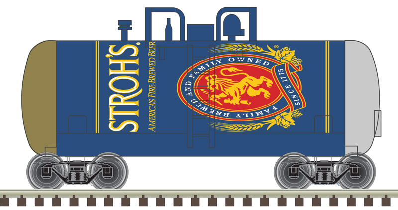 Stroh's beer can tank car #1850