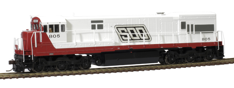 Soo Line (Parallelogram) U30C Locomotive #808 With ESU LokSound