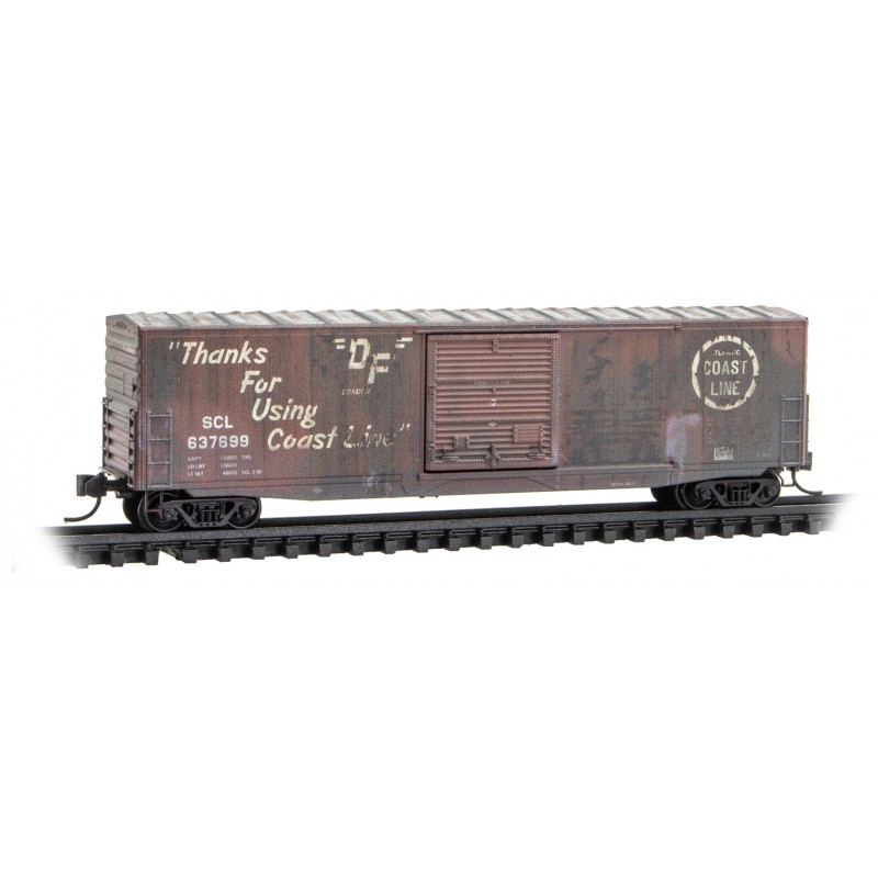 SCL/Ex-ACL 50' Standard Box Car Without Roofwalk Short Ladders #637699