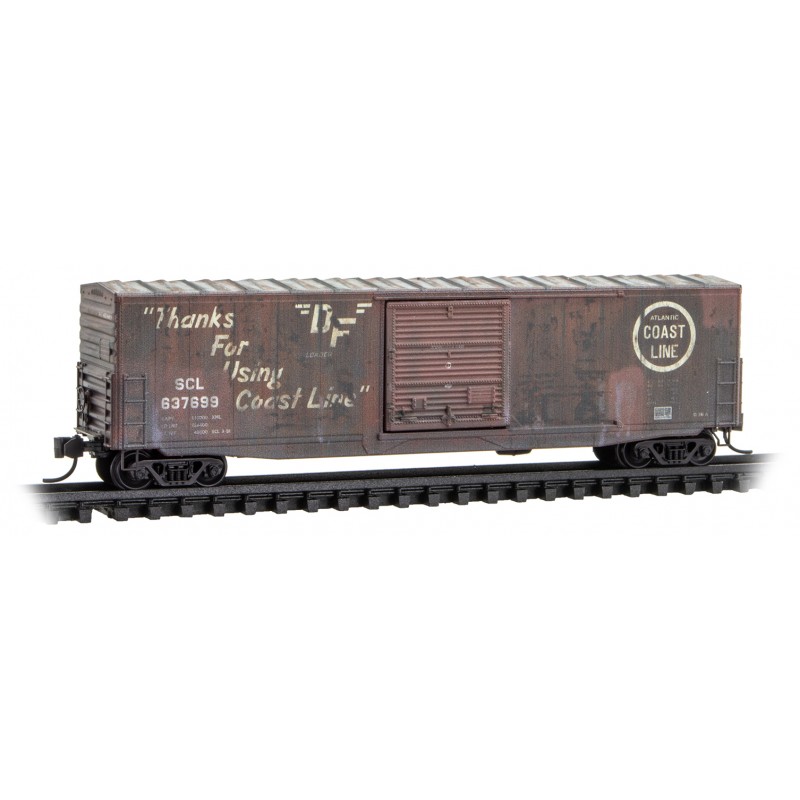 SCL/Ex-ACL 50' Standard Box Car Without Roofwalk Short Ladders #637699