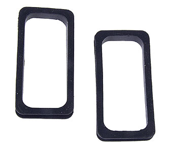 Diaphragms Black Rubber 2-Pack