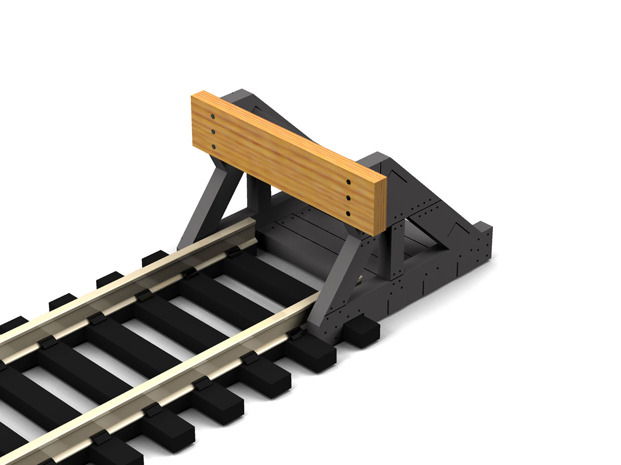 HO Buffer Stops 2-pack