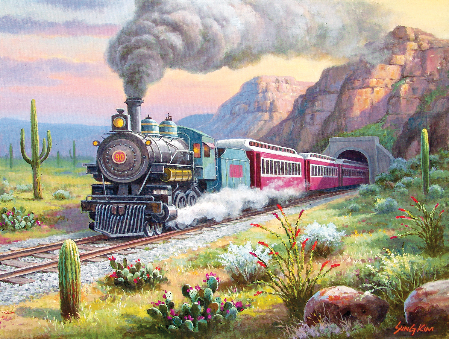 Desert Run 500 piece jigsaw puzzle