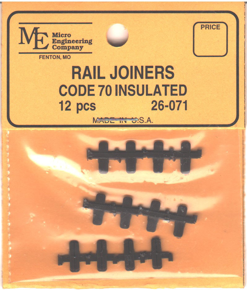 Code 70 Rail Joiners Insulated (12 pieces)