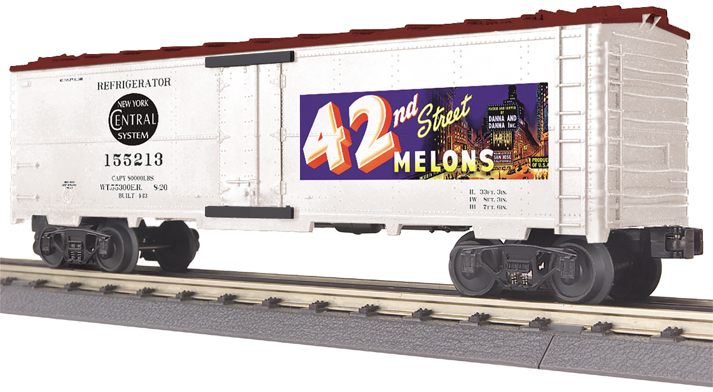 42nd Street Melons modern reefer car #155213