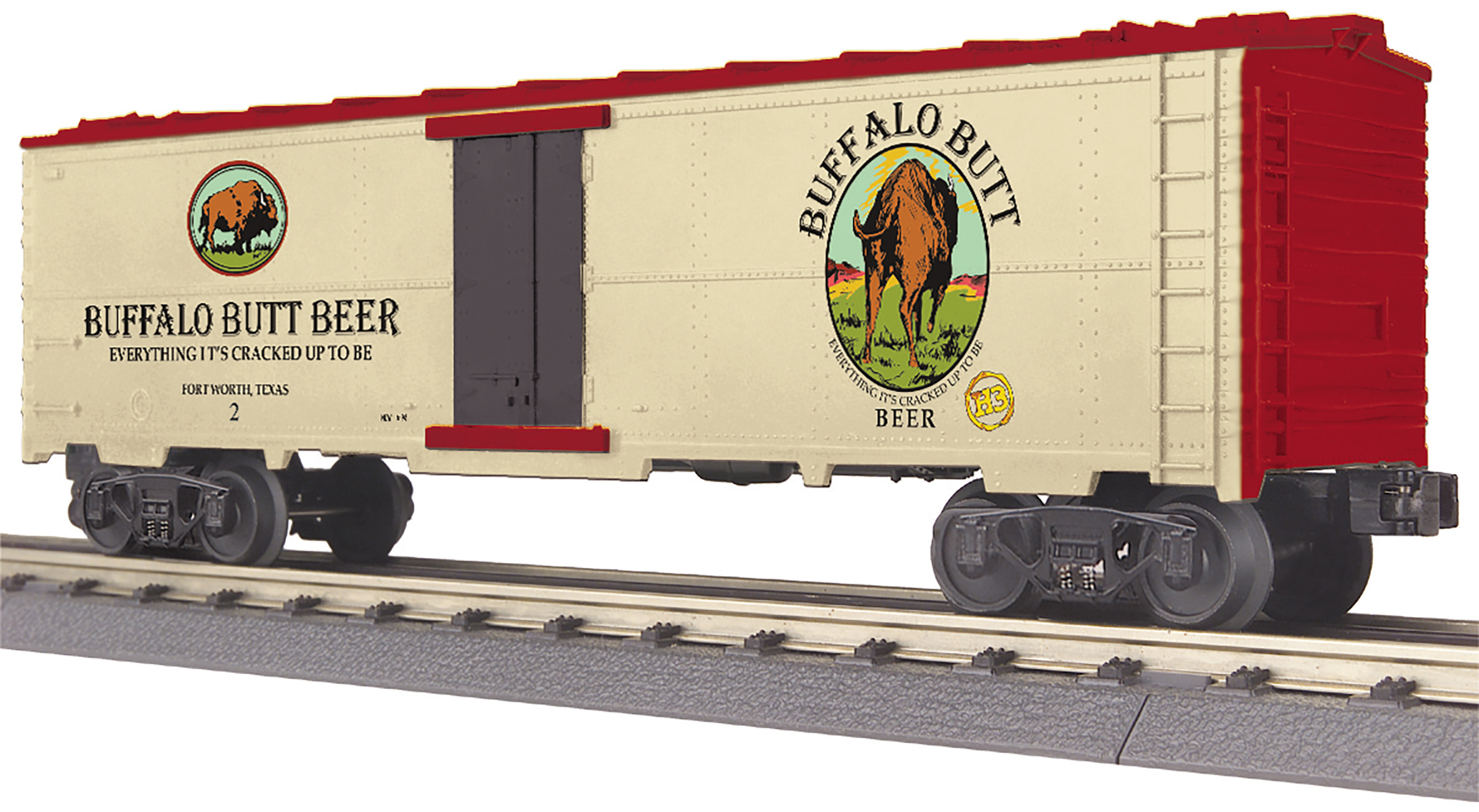 Buffalo Butt Beer modern reefer car #2