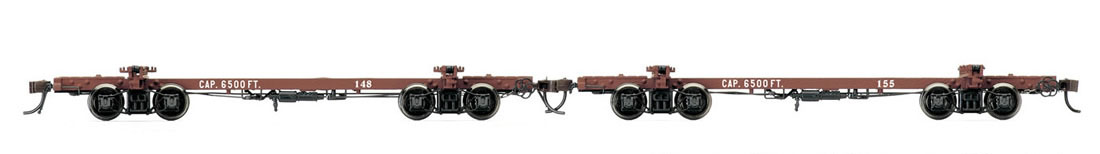 Pickering Lumber Corp. log cars #148 & #155