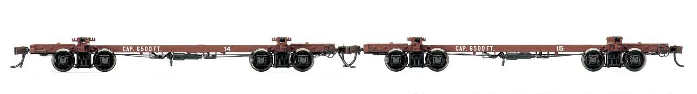 The Curtis Lumber Co. log cars #14 & #15