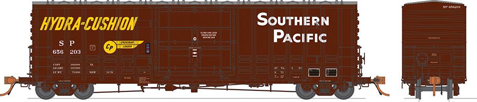 Southern Pacific PC&F B-100-40 Box Car 6-Pack #1