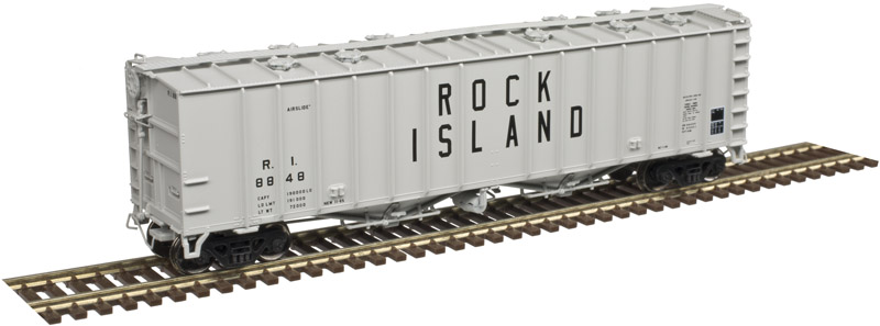 Rock Island 4180 airslide covered hopper #8848