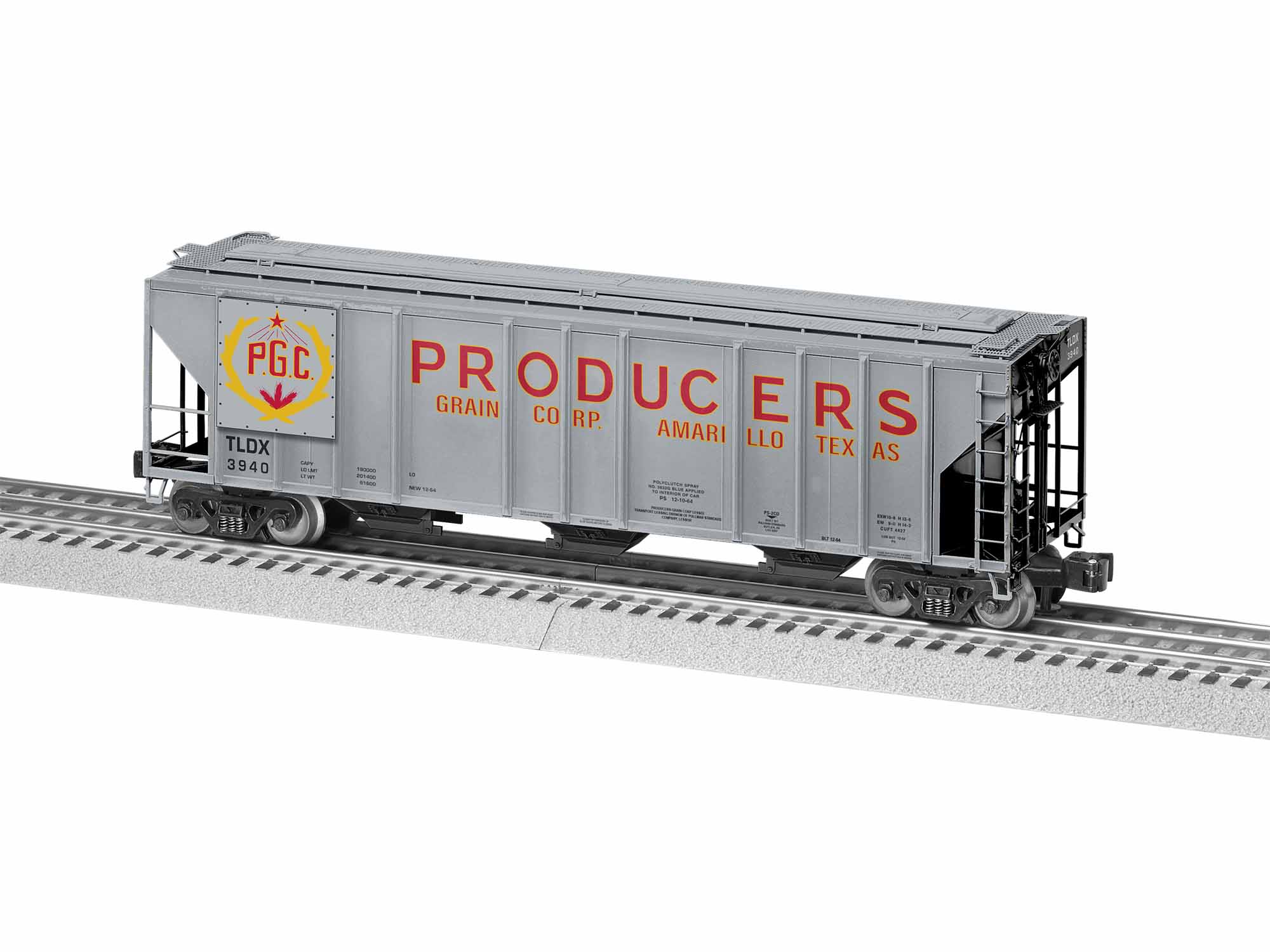 Producers Grain Corp PS-2CD 4427 covered hopper #3940