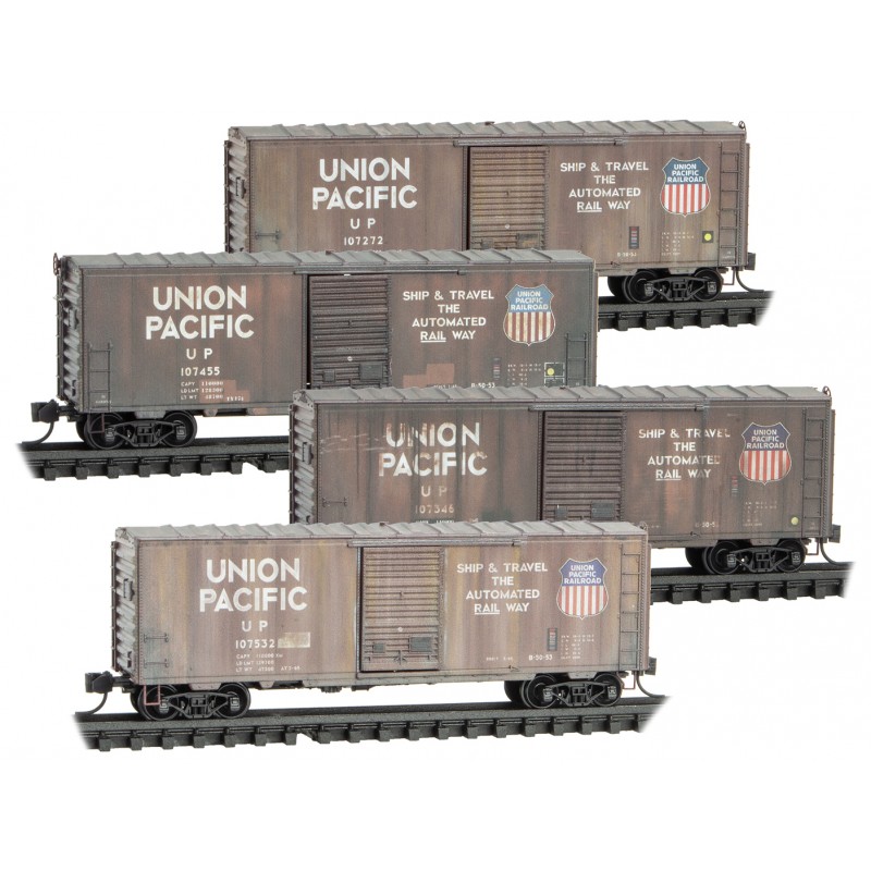 Union Pacific Weathered 4-Pack