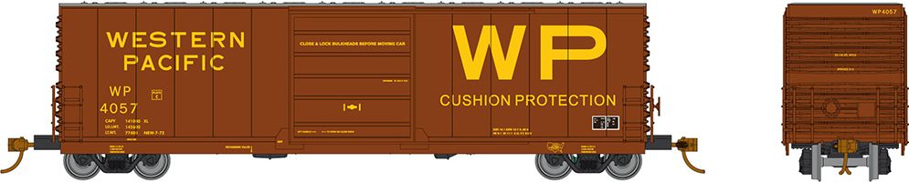 Western Pacific Evans X72A boxcar #4056