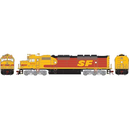Santa Fe FP45 #5991 With Tsunami2