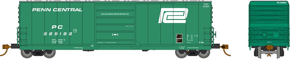 Penn Central (large logo) Evans X72 boxcar #229196