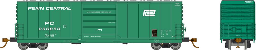 Penn Central (small logo) Evans X72 boxcar #269320