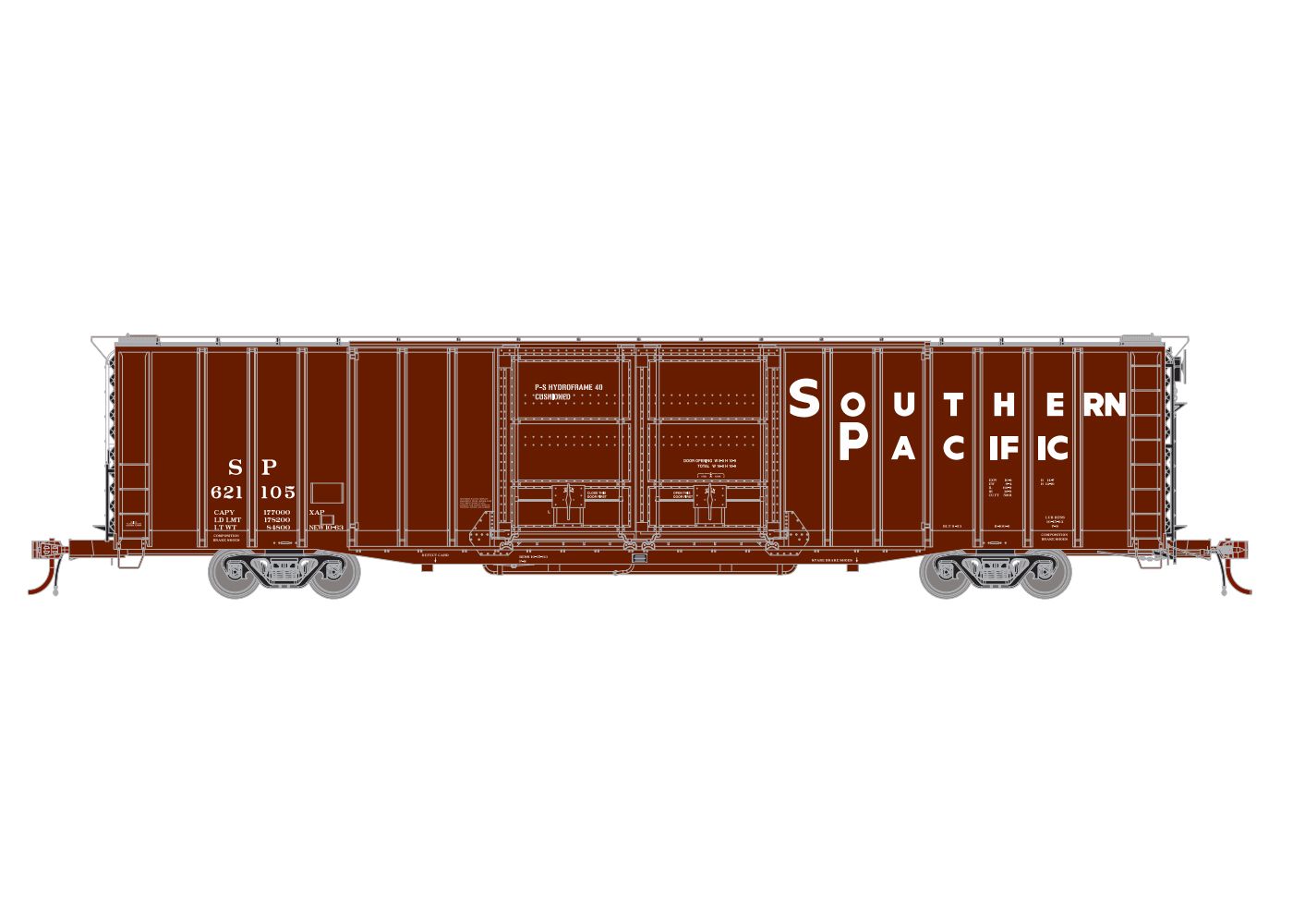 Southern Pacific 60' Pullman-Standard Auto Box Car-Early #621115