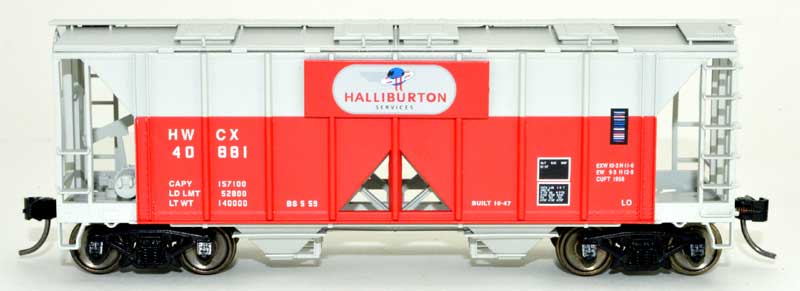 Halliburton 70 ton covered hopper #40916