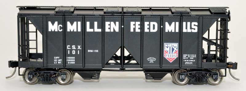 McMillen Feed Mills 70 ton covered hopper #105