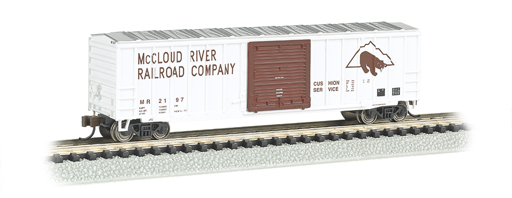 McCloud River Railroad 50' sliding door boxcar