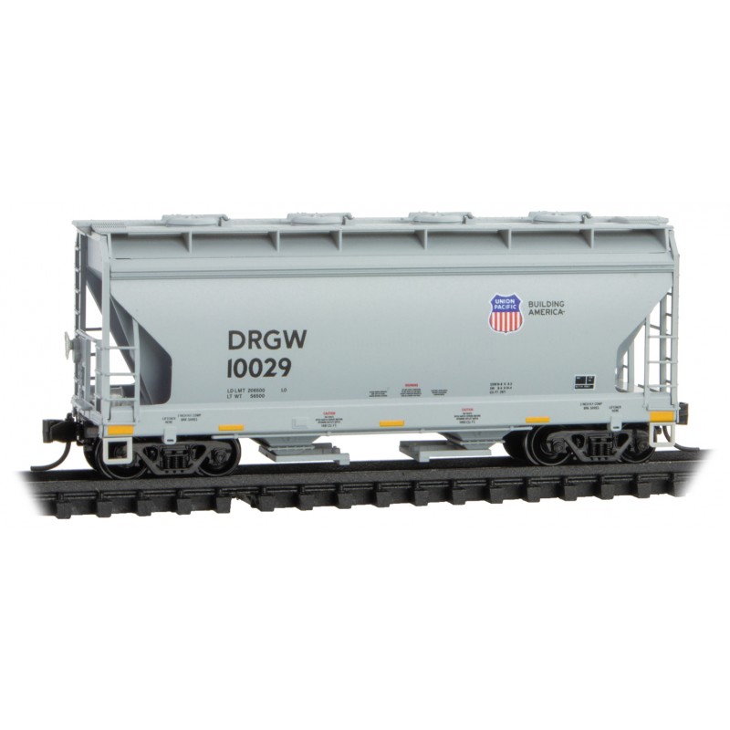 Union Pacific (DRGW) 2-bay covered hopper #10029