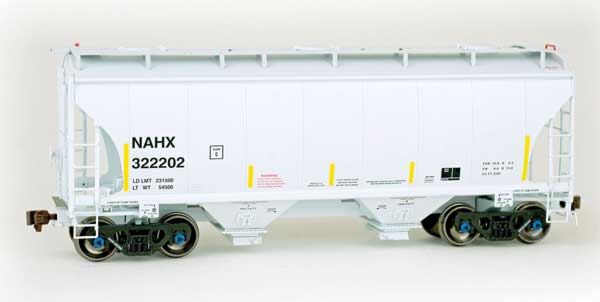 NAHX Trinity 3281 2-bay covered hopper #322202