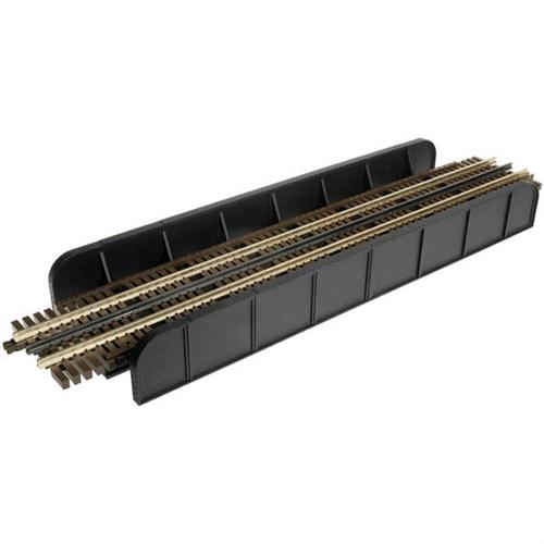 3-rail single track through plate girder bridge
