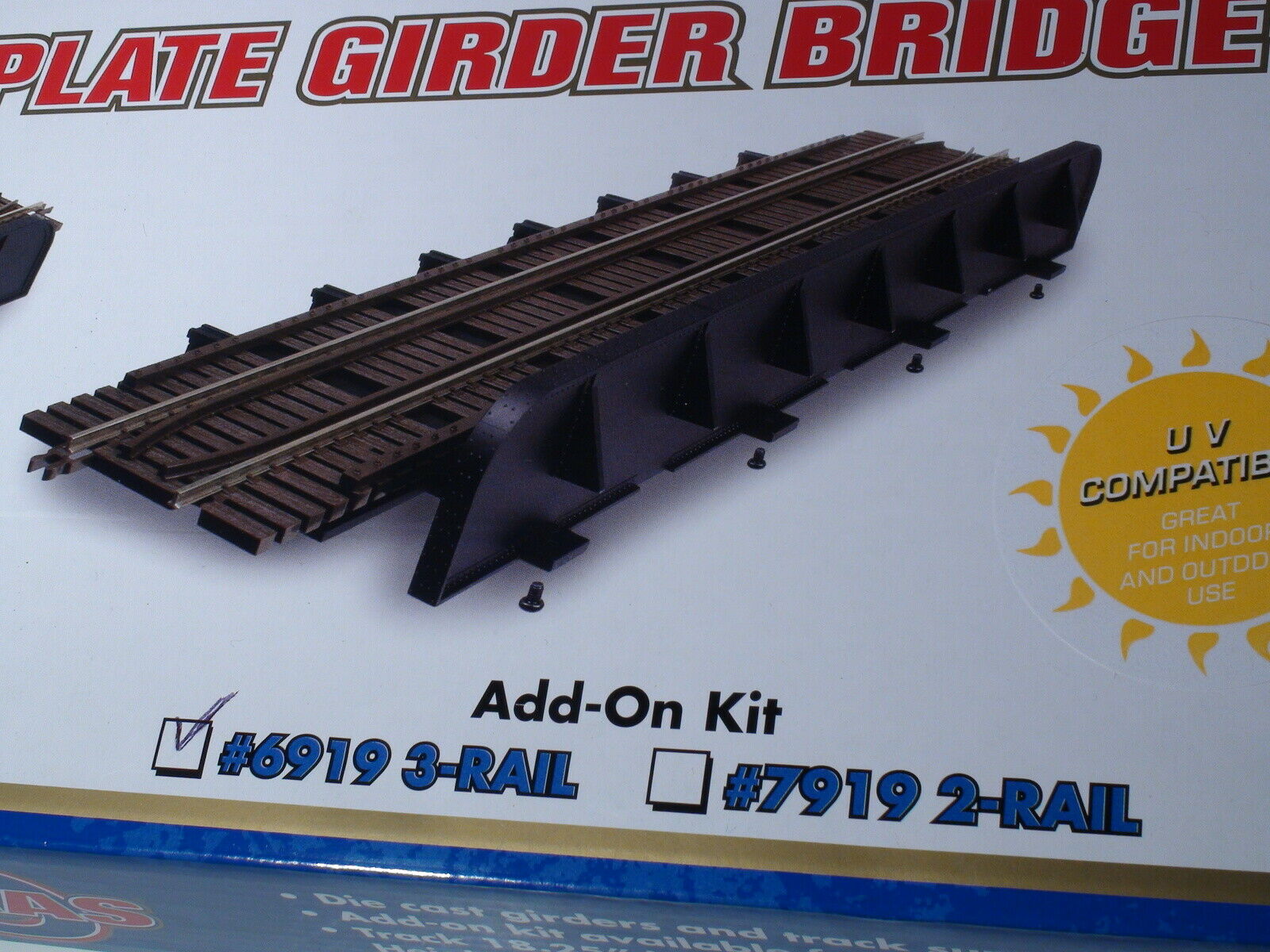 3-rail Though Plate Girder Bridge add-on kit