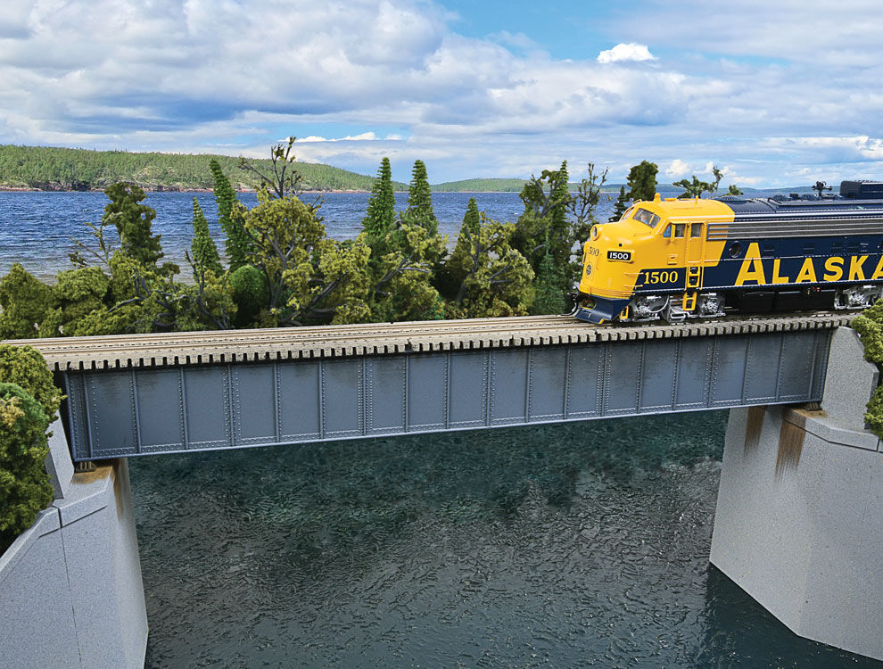90' single track deck girder bridge kit