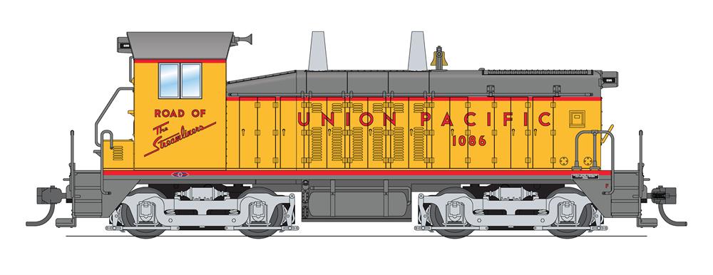 Union Pacific EMD NW2 #1093 Paragon4 Sound/DC/DCC