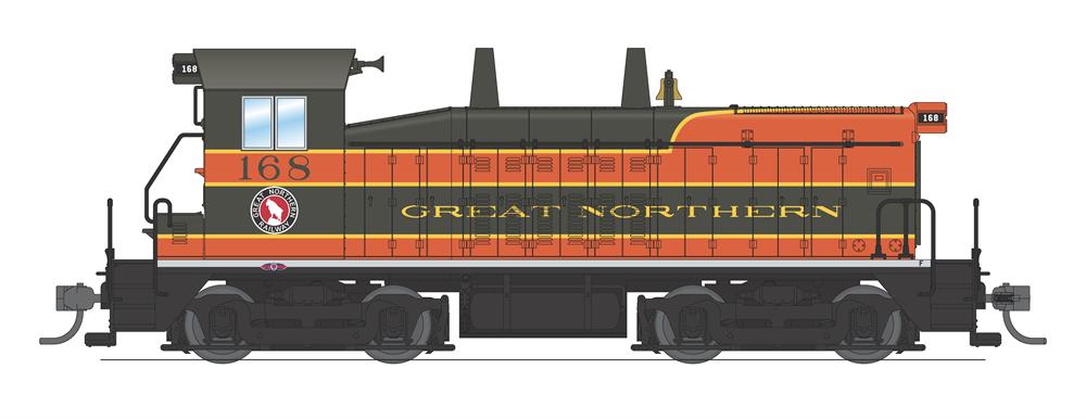 Great Northern EMD SW7 #168 Paragon4 Sound/DC/DCC