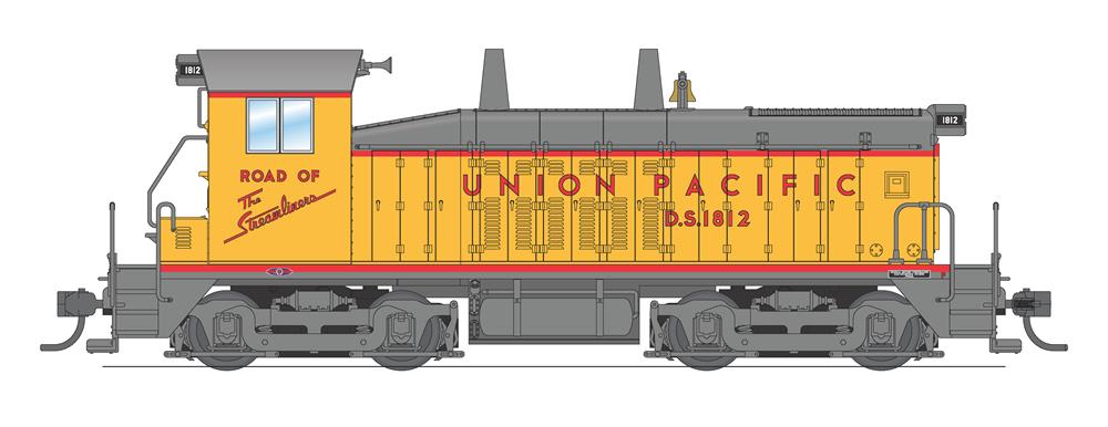 Union Pacific EMD SW7 #1812 Paragon4 Sound/DC/DCC