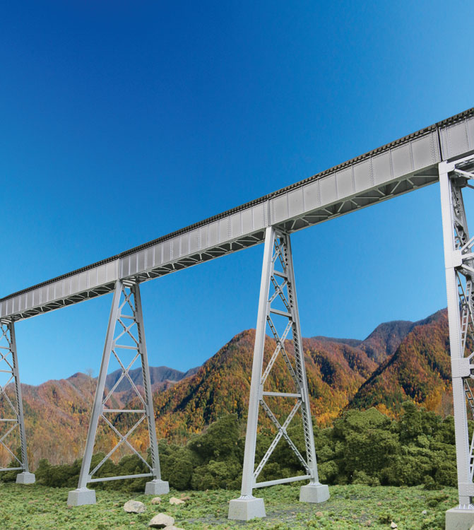 Steel Railroad Bridge Tower Bent 2-Pack
