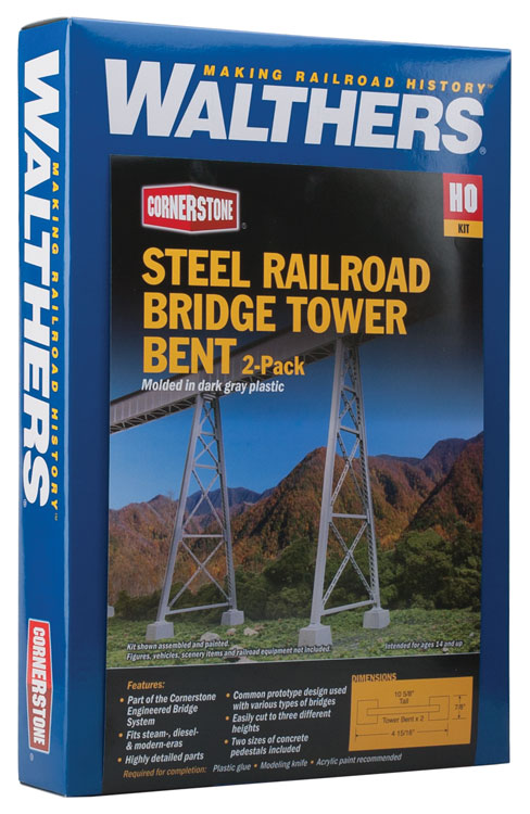 Steel Railroad Bridge Tower Bent 2-Pack
