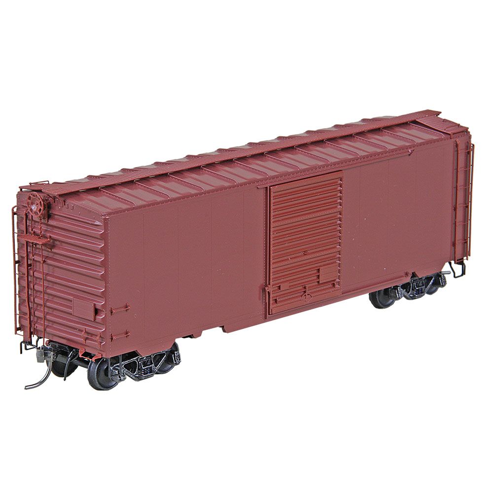 Undecorated Post 1954 Wide Tab 40' PS-1 Boxcar with 8' Youngstown Door