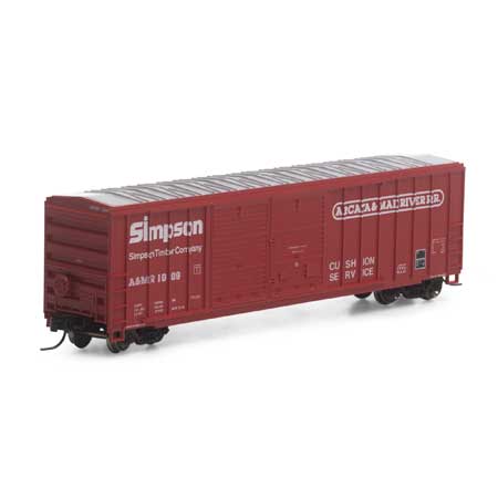 Arcata & Mad River 50' FMC Offset Double Door Box Car #1009