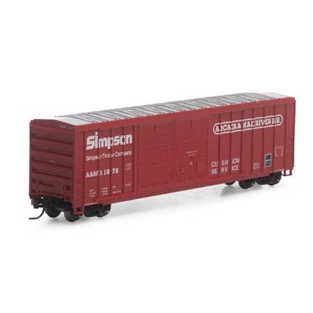 Arcata & Mad River 50' FMC Offset Double Door Box Car #1078