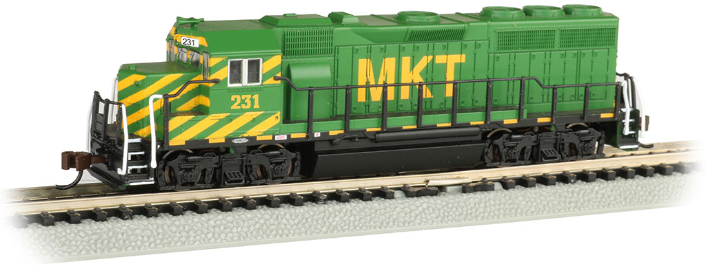 MKT GP40 #231 with operating headlights