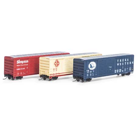 Northern California Shortlines Box Car 3-Pack