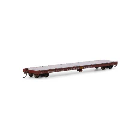 Trailer Train (Brown Logo) 60' Flat Car #97079