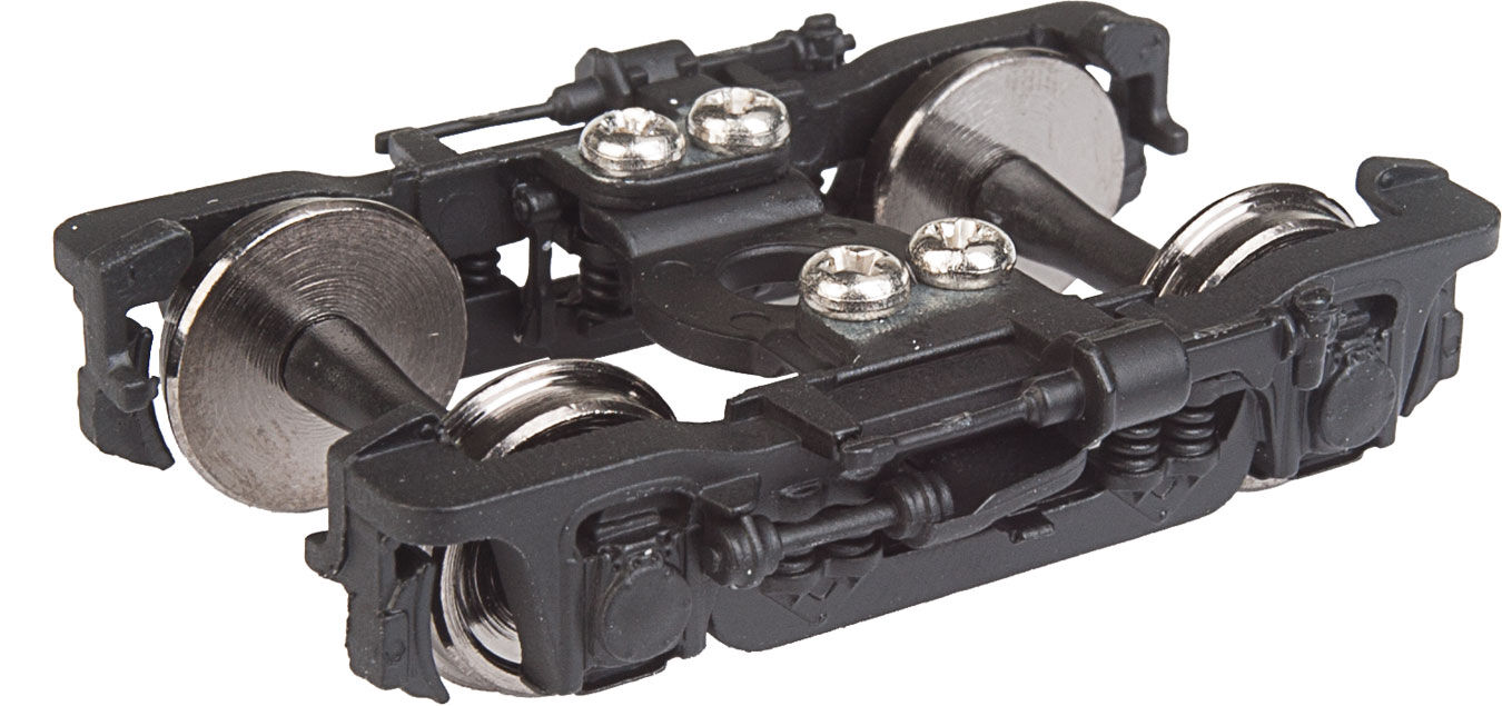 GSC 41-NP-11 (PRR 2E-P5) Metal Passenger Trucks black (1 pair)